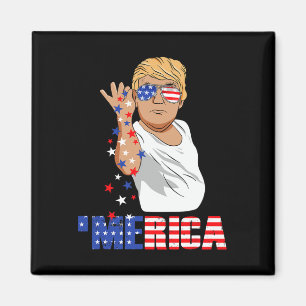 Aimant Cadeaux drôles Trump Salt Merica Liberté 4 juillet
