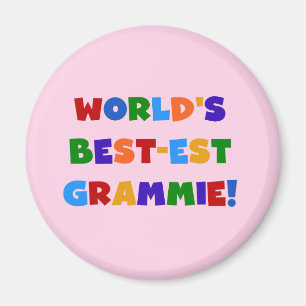 Aimant Cadeaux du Meilleur-est Grammie du monde lumineux