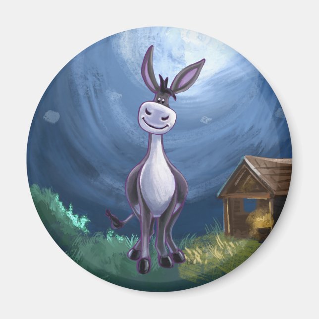 Aimant Cadeaux et accessoires Donkey (Devant)