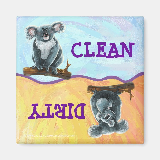 Aimant Cadeaux et accessoires pour ours Koala (Devant)