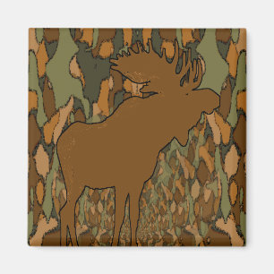 Aimant Cadeaux et invitations de Moose Camouflage