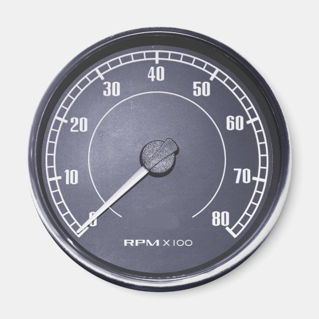 Aimant Cadeaux et produits de conception "RPM Gage" (Devant)