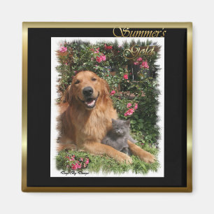 Aimant Cadeaux Golden Retriever