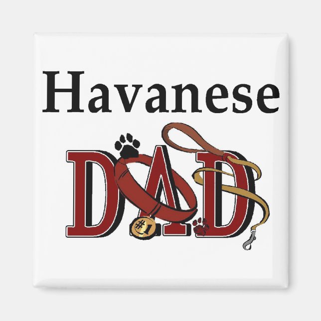 Aimant Cadeaux Havanais Papa (Devant)