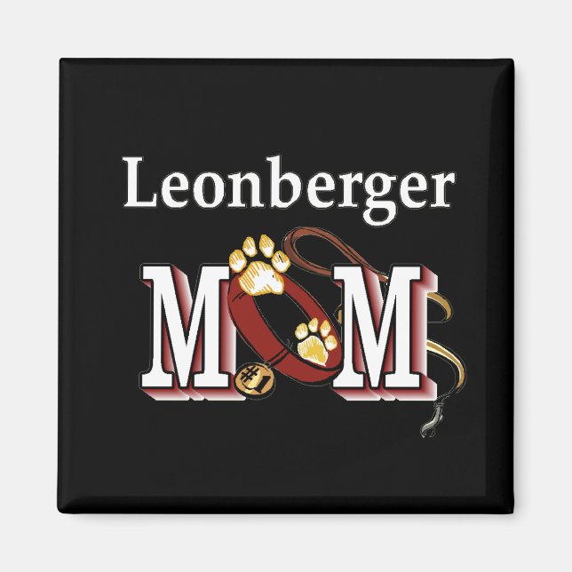 Aimant Cadeaux Leonberger MOM (Devant)
