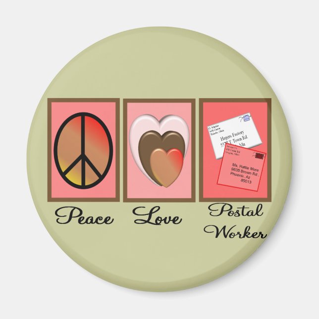 Aimant Cadeaux Post-Worker (Devant)