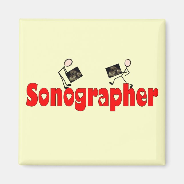 Aimant Cadeaux Sonographer (Devant)