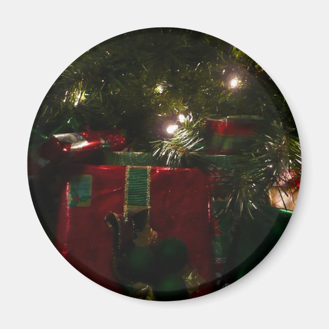 Aimant Cadeaux sous l'arbre Noël (Devant)