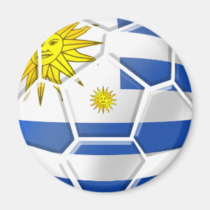 Aimant Cadeaux uruguayens de fans de foot de Celeste de