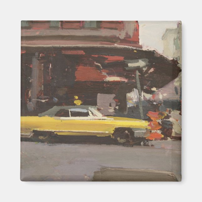 Aimant Cadillac jaune 2012 (Devant)