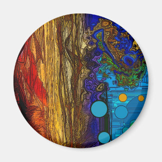 Aimant Cadre - Art Abstrait