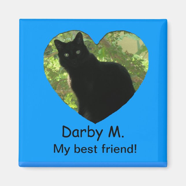 Aimant - Cadre cardiaque avec nom (Devant)