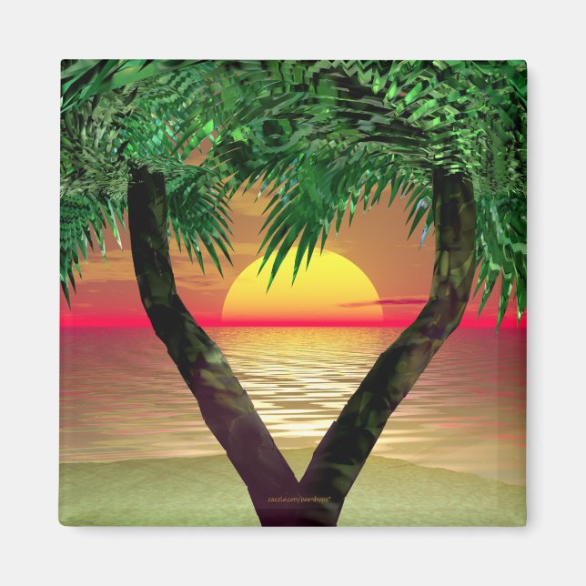 Aimant Cadre de palme (Devant)