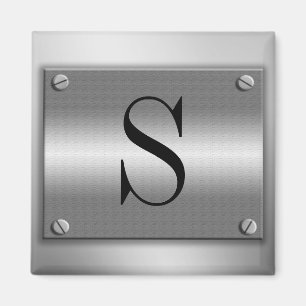 Aimant Cadre en métal de monogramme avec l'aimant de vis