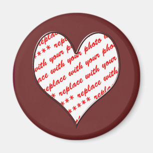 Aimant Cadre photo de Valentine