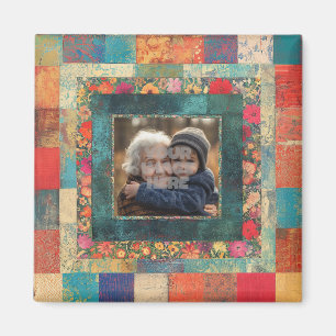 Aimant Cadre vintage De Frontière Florale Pour Vos Photos