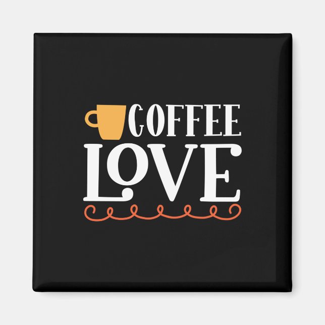 Aimant Café Art Café Amour (Devant)