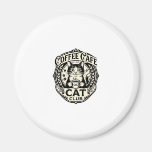 Aimant Café Café Chat Drôle Chat Graphique - Café Café Ch