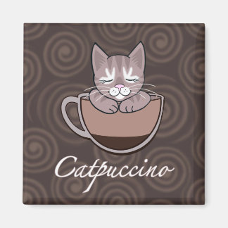 Aimant Café Catpuccino