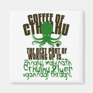 Aimant Café de Cthulhu pour votre Réfrigérateur