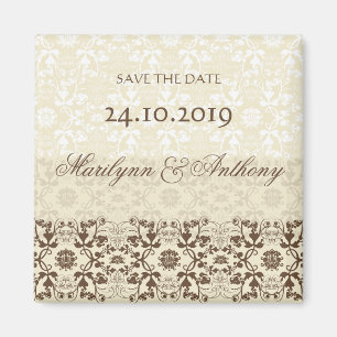 Aimant Café Dentelle Dentelles Damas Économisez L'Aimant 