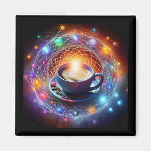 Aimant Café et Cosmos : une synergie de l'énergie