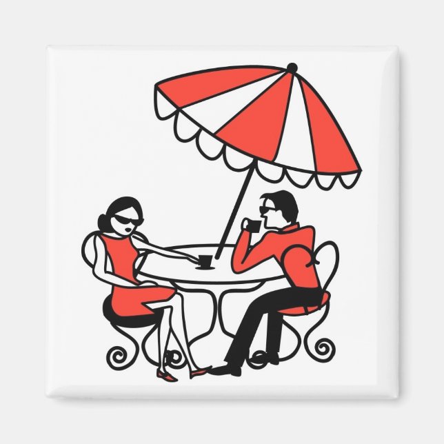 Aimant Café international (Devant)