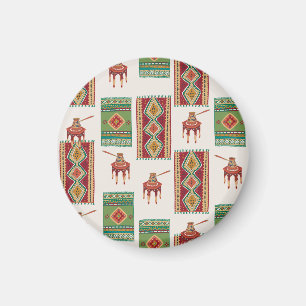 Aimant Café Istanbul Tapis : Motif Vintage