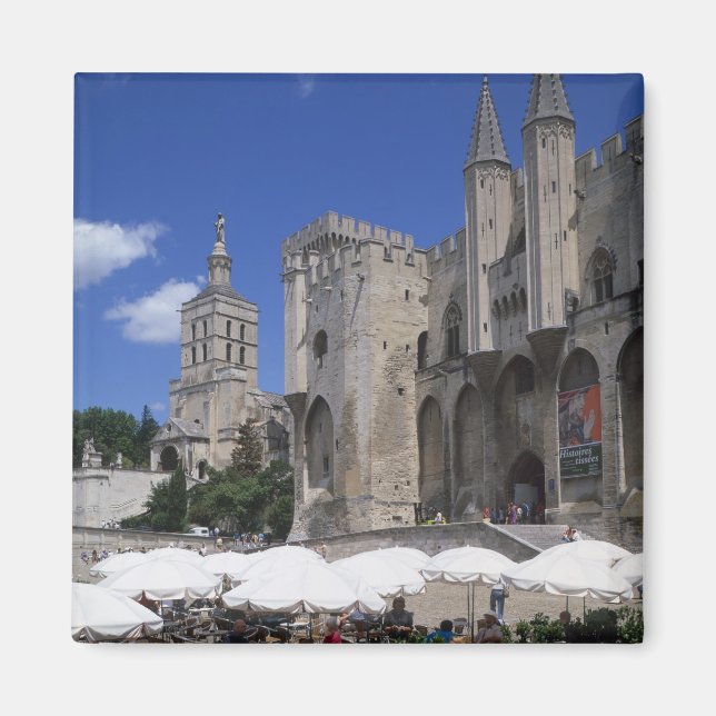 Aimant Café, Le Palais des Papes, Avignon, Vaucluse, (Devant)