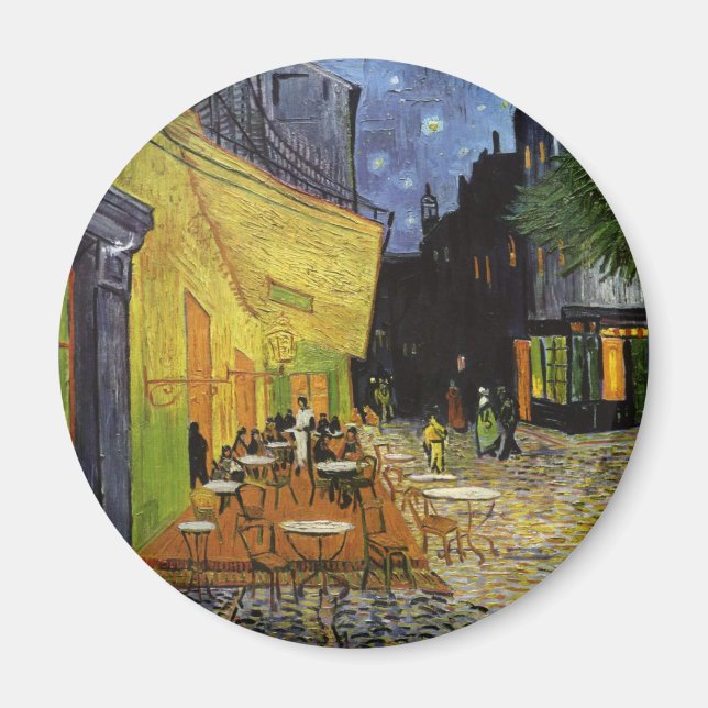 Aimant Café nocturne de Van Gogh (Devant)