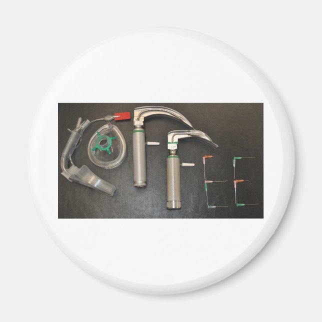 AIMANT CAFÉ POUR ANESTHÉTISTES (Devant)