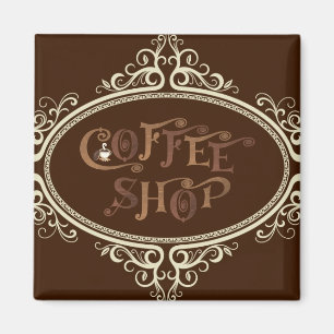 Aimant café-restaurant fascinant