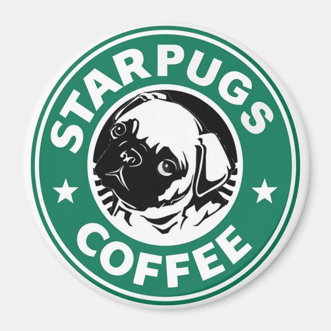 Aimant Café Starpugs (Devant)