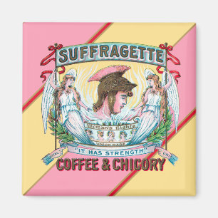 Aimant Café Suffragette et chicorée