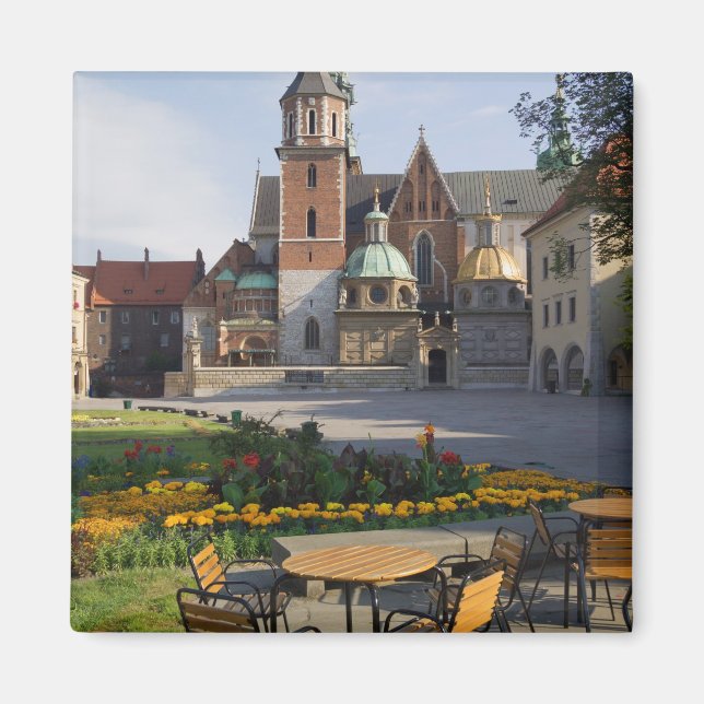 Aimant Café surplombant la cathédrale de Wawel, colline d (Devant)