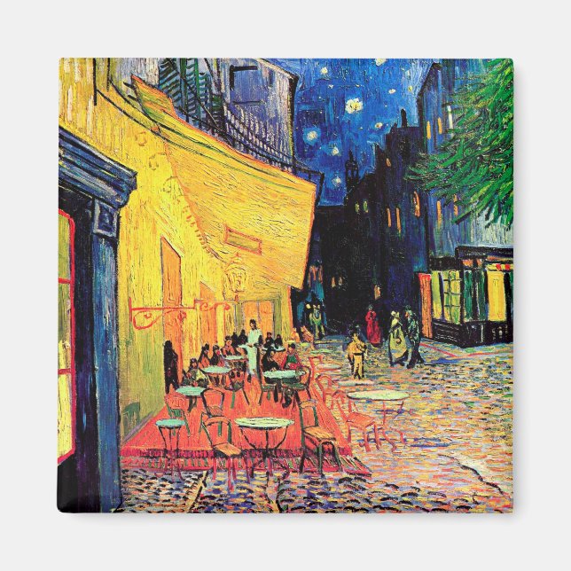 Aimant Cafe Terrace at Night, Vincent van Gogh, 1888 (Devant)
