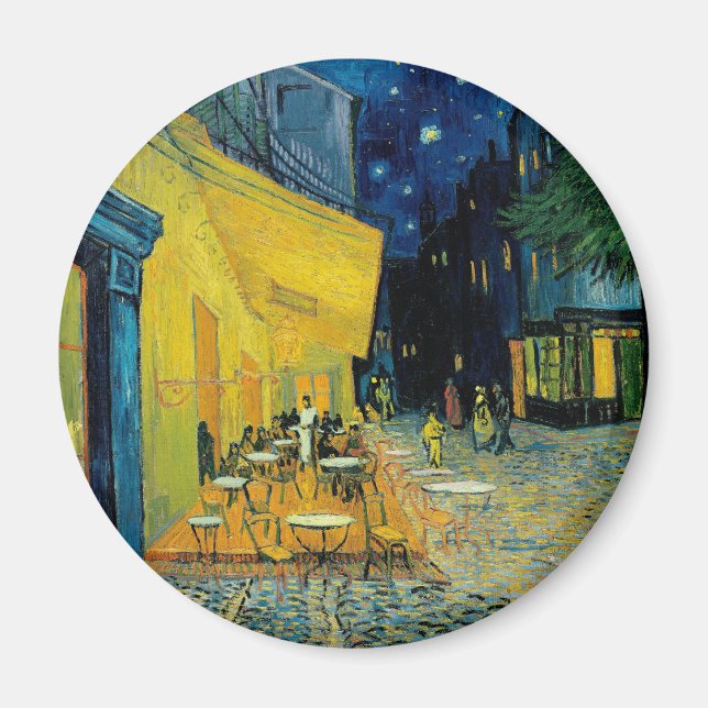 Aimant Café Terrasse en soirée (Devant)