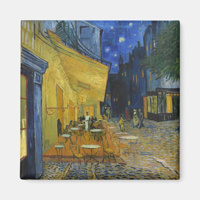 Aimant Café Terrasse en soirée | Vincent van Gogh (Devant)