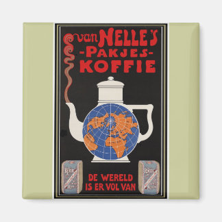 Aimant Café Van Nelle - Publicité Vintage