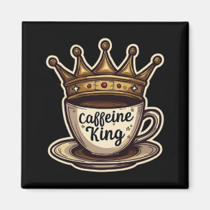 Aimant Caféine King - Couronné De Café