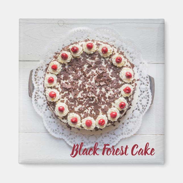 Aimant Cake de Black Forest (Devant)