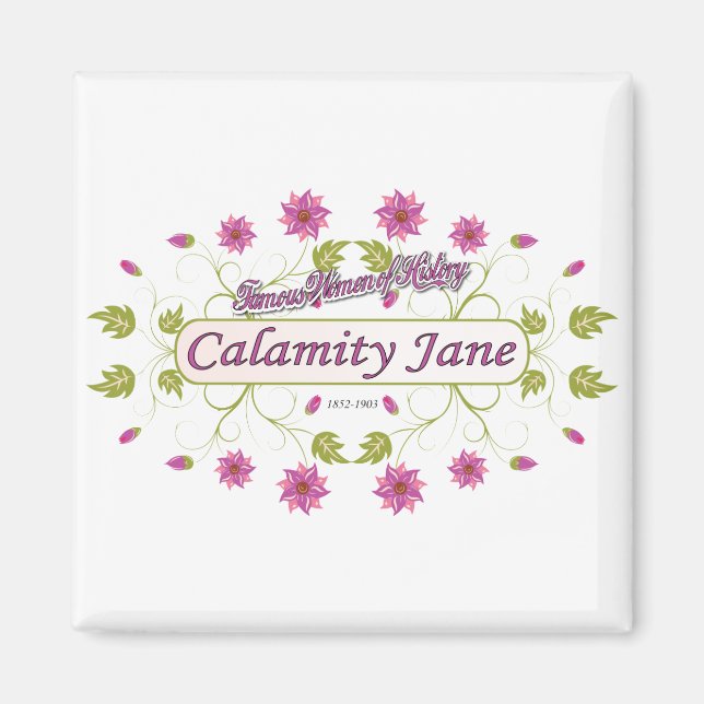 Aimant Calamity Jane ~ Fameuse Américaine Femmes (Devant)