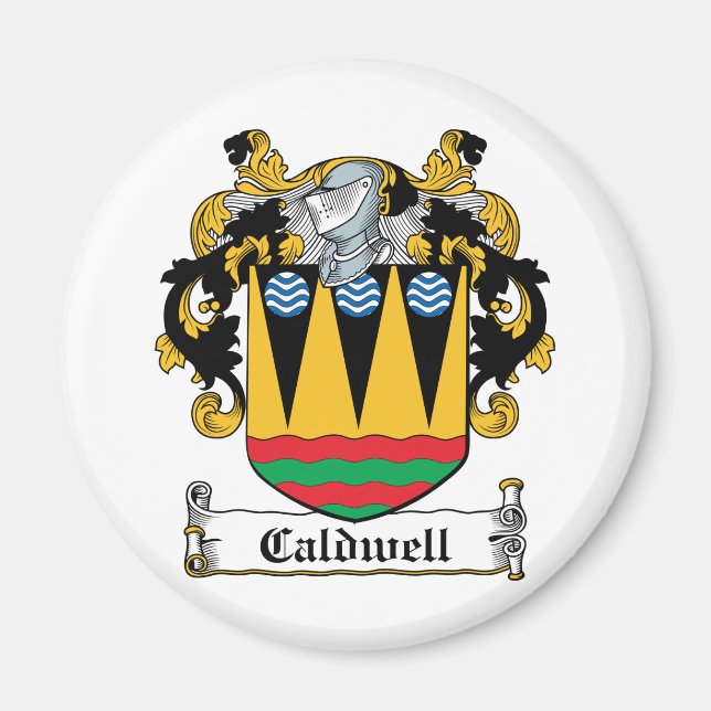 Aimant Caldwell Family Crest (Devant)