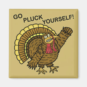 Aimant Calembour drôle de la Turquie de thanksgiving