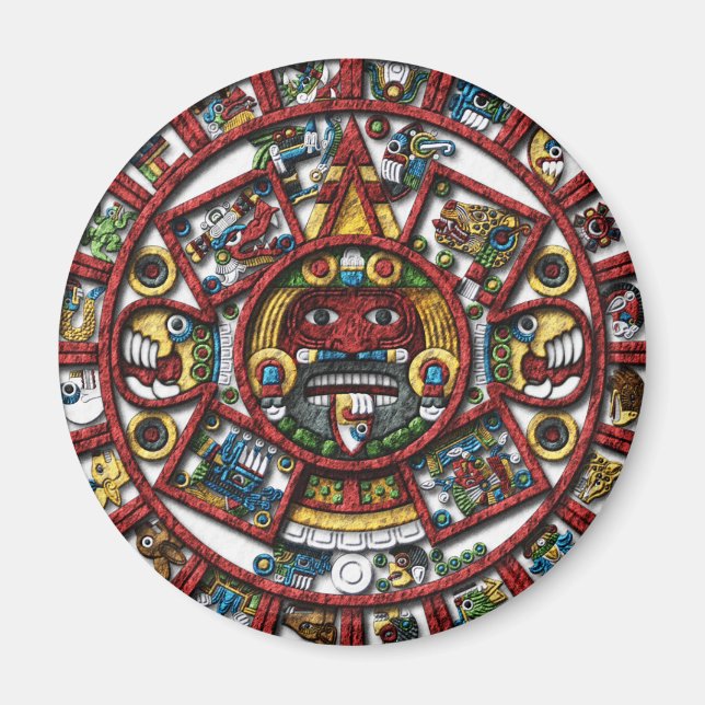Aimant Calendrier Aztec (Devant)
