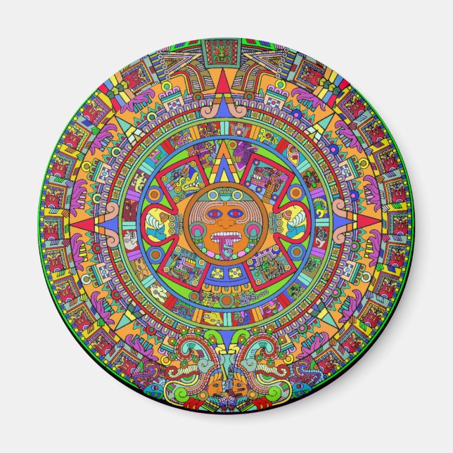 Aimant Calendrier Aztec (Devant)