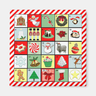 Aimant Calendrier de Noël