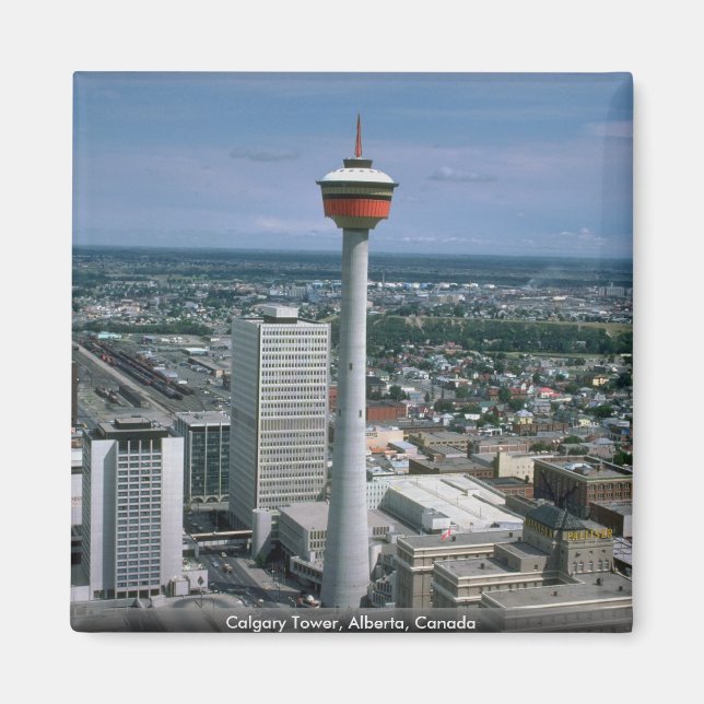 Aimant Calgary Tower, Alberta, Canada (Devant)