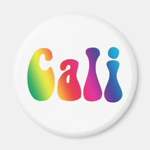 Aimant Cali teignent en nouant le logo de hippie de la