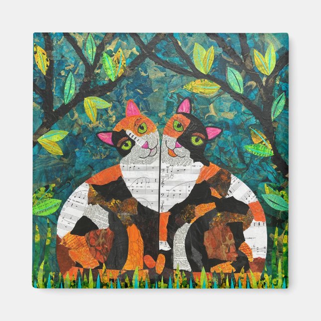 Aimant Calico Love (Devant)